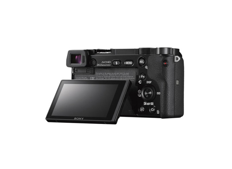 Câmera Digital Semiprofissional Sony Alpha 24.3 MP Full HD ILCE-6000