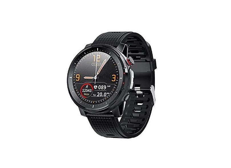 Relógio Smartwatch NAMOFO Relógio inteligente homem chamada mensagem lembrar smartwatch com luz da tocha led ip68 à prova dip68 água esportes rastreador para huawei xiaomi ios android (Preto)