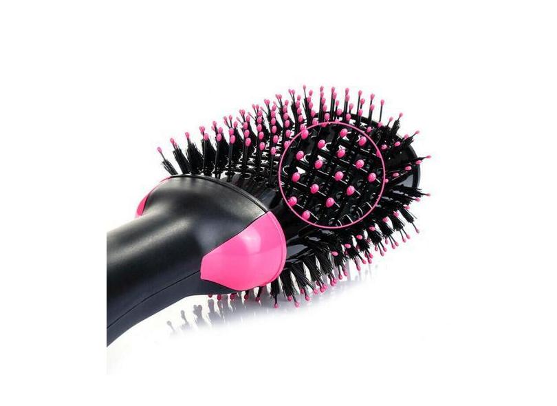 Escova Secadora Oval Modeladora Efeito Chapinha Secador De Cabelo ORIG
