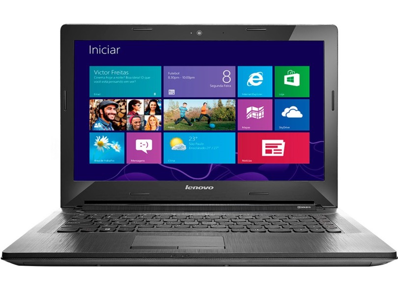 Notebook Lenovo Intel Core i5 4200U 4ª Geração 4GB de RAM HD 1 TB LED 14" Windows 8.1 G40-70