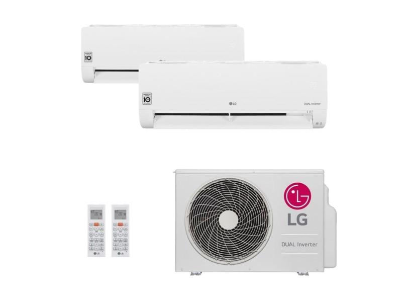 Ar-Condicionado Bi-Split HW LG Dual Inverter Voice 16.000 BTUs (2x Evap HW 9.000) R-32 Só Frio 220V