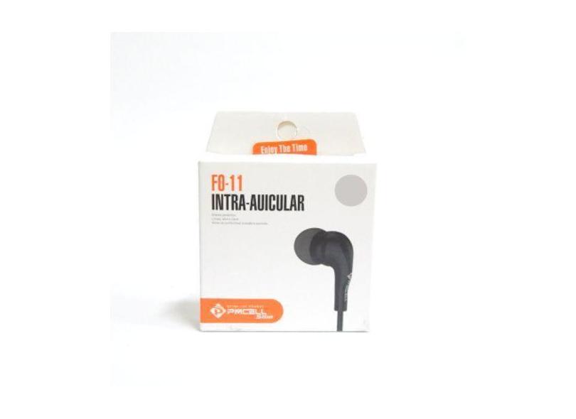 Fone de ouvido com microfone intra-auricular pmcell fo-11