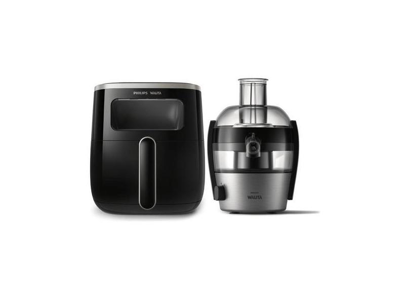 Fritadeira Airfryer Com Visor + Centrífuga Philips Walita KITS