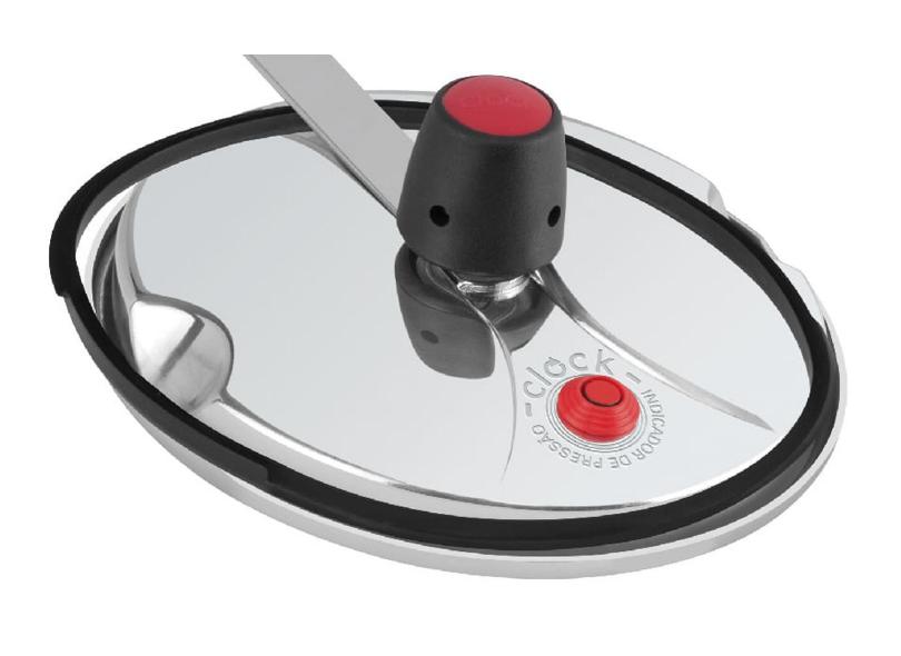 Panela de Pressão Clock 7 l Original Polida