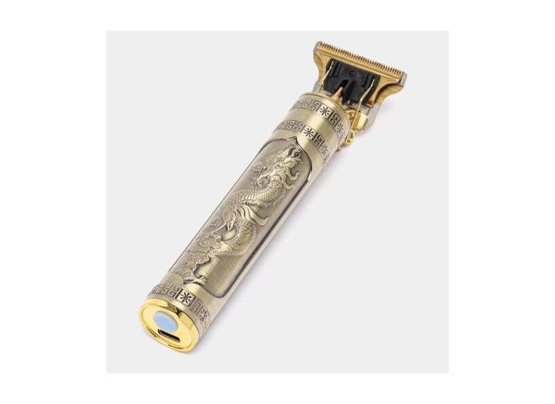 Aparador De Cabelo Dragao Dourado Recarregável 4 Pentes - Higa Shop