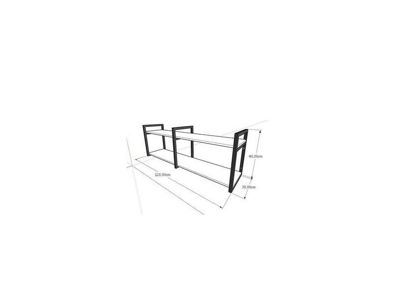 Rack Prateleiras 30cm Osb Indb04osbrk em Promoção é no Buscapé