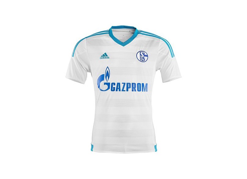 Camisa Torcedor Schalke 04 II 2015/16 sem número Adidas