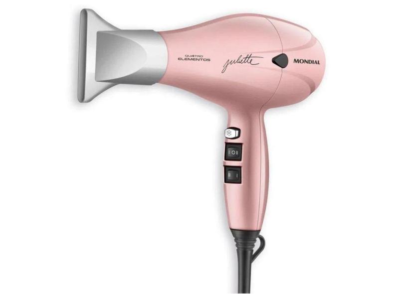 Secador De Cabelo Juliette Mondial Rose 2000W Scp-Ju-01 127V