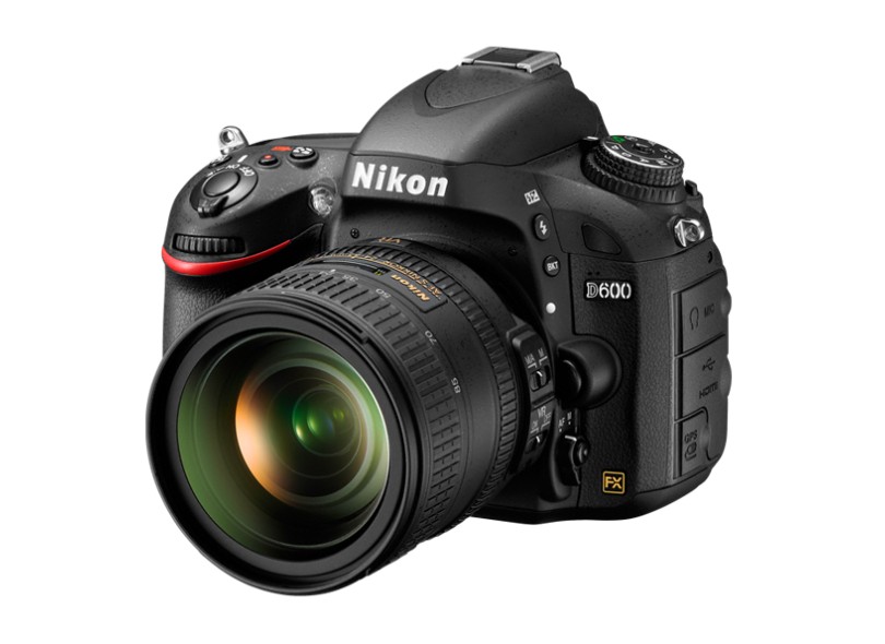 Câmera Digital Profissional Nikon SLR 24.3 MP Redutor de Olhos Vermelhos D600