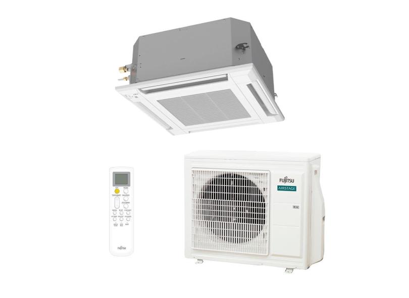 Ar condicionado Split Inverter Cassete Fujitsu Airstage 18.000 Btus Quente e Frio 220v R-32