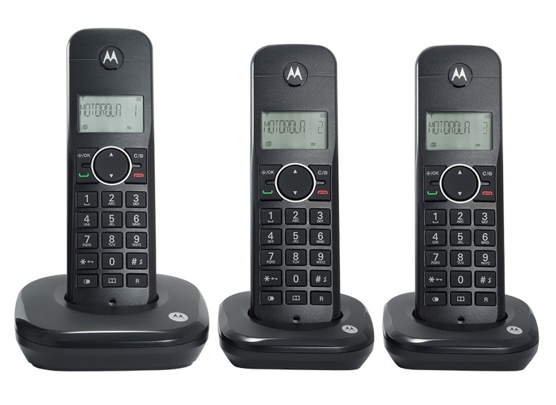 Telefone sem Fio Motorola com 2 Ramais MOTO500ID3