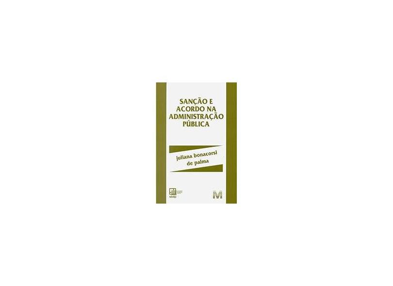Sanção de Acordo Na Administração Pública - Capa Comum - 9788539202836