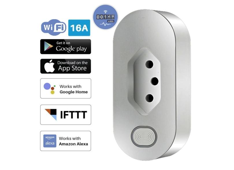 Tomada Inteligente Wifi Smart 16a App Alexa Google Home Ekaza