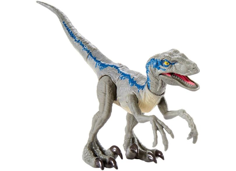 Figura Jurassic World Dino Rivals Velociraptor Blue Gcr54 em Promoção é ...