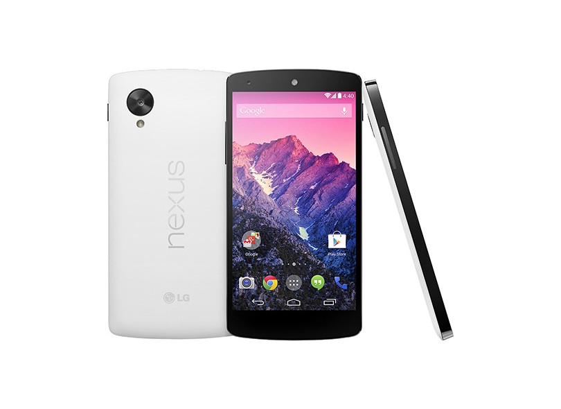 Smartphone LG Google Nexus 5 Câmera 8,0 MP Desbloqueado 32 GB Android 4.4 (Kit Kat) 3G 4G Wi-Fi