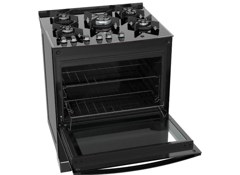 Fogão de Piso Dako 5 Bocas Acendimento Automático Dako Glass