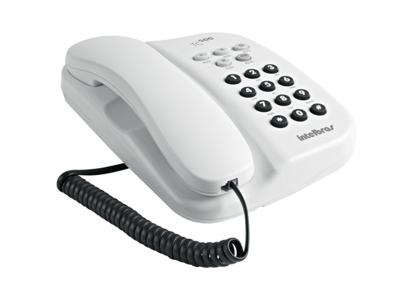 Telefone Com Fio Intelbras TC 500 sem Chave