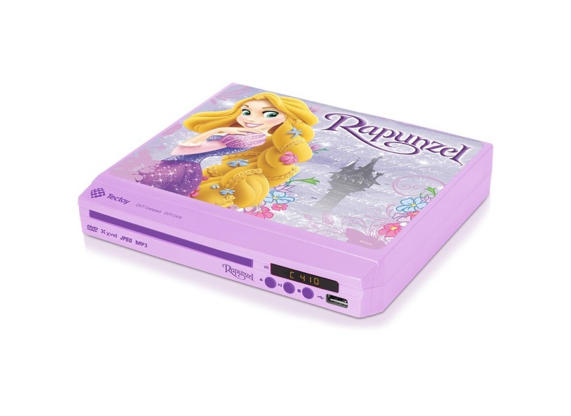 DVD Player Rapunzel DVT-C410 Tectoy