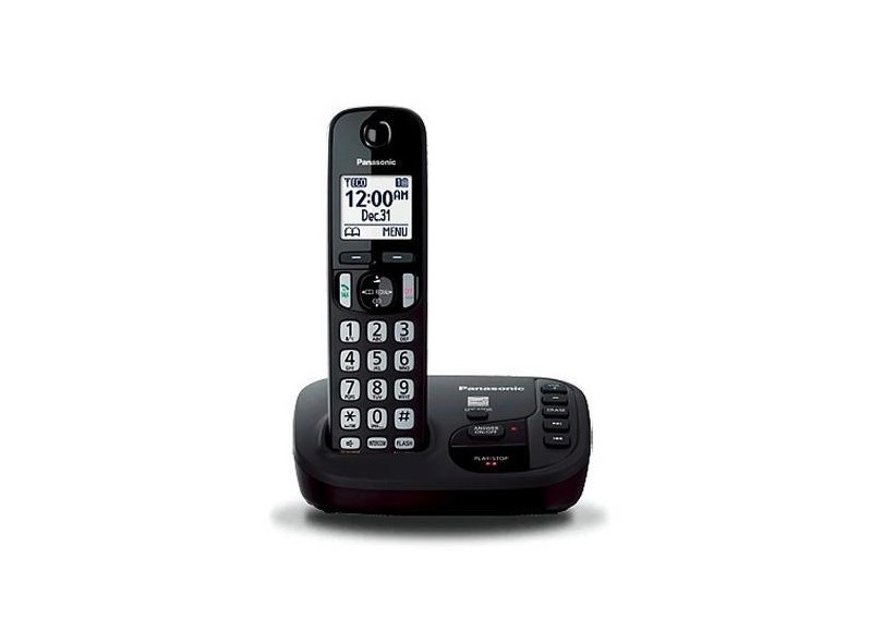 Telefone sem Fio Panasonic Secretaria Eletrônica KX-TGD220LAB