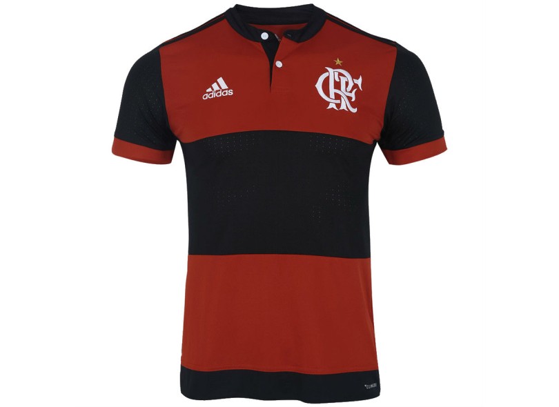 Camisa Torcedor Flamengo I 2017/18 sem Número Adidas