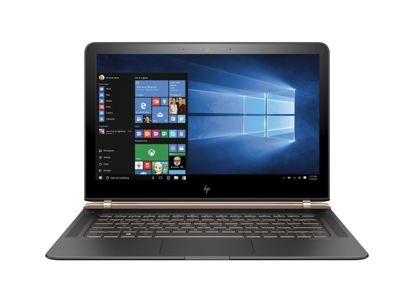 Ultrabook HP Spectre Intel Core i7 7500U 7ª Geração 8 GB de RAM 250.0 GB 13.3 " Windows 10 Spectre 13