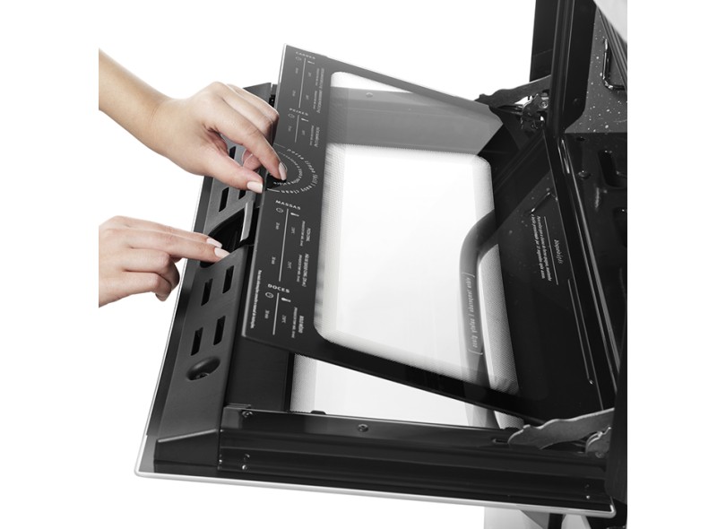 Fogão de Piso Electrolux 5 Bocas Acabamento Inox 76RXD