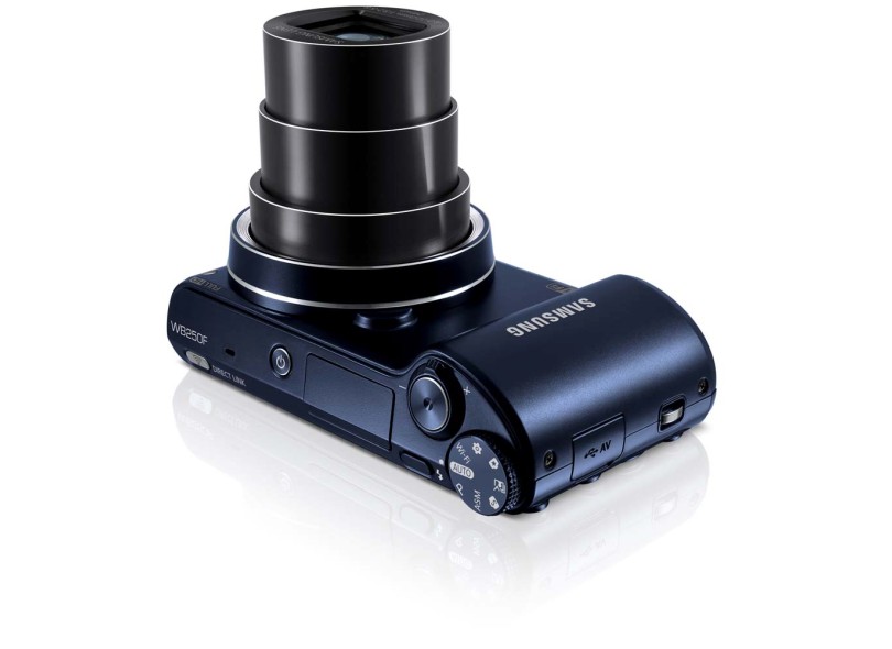 Câmera Digital Samsung Smart Series 14,2 mpx Full HD Estabilizador de Imagens Foto Panorâmica WB250F