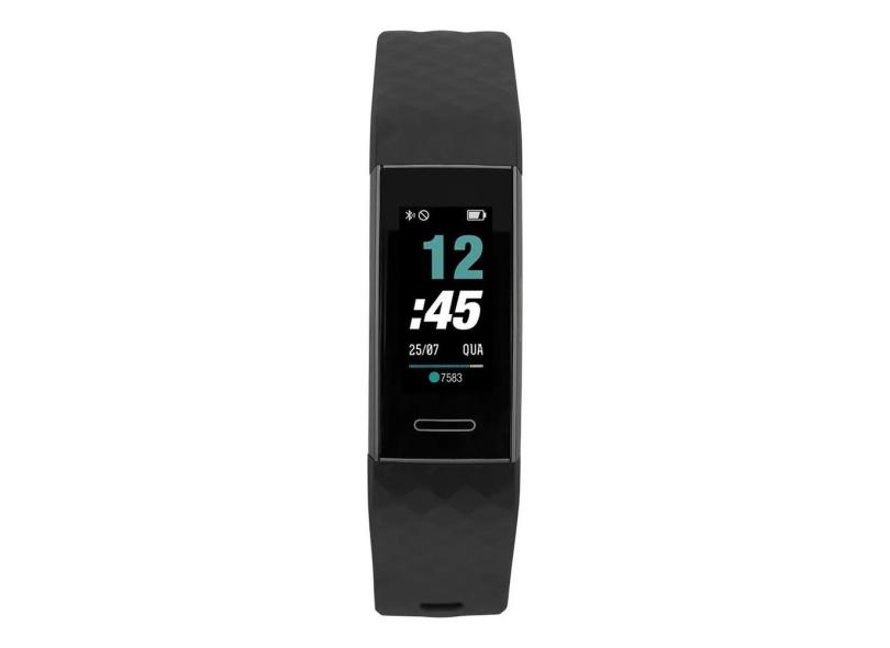 Relógio Smartwatch Nacional Mormaii Smartband Fit Gps Unissex Bateria Longa Duração Moid151aa/8p