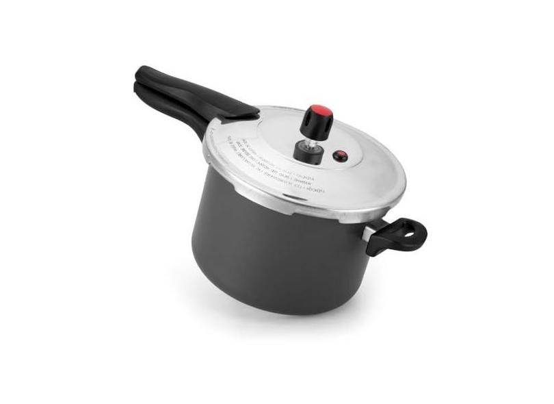 PANELA DE PRESSÃO FECHAMENTO EXTERNO TURBO QUALITY 4,5L AA CINZA
