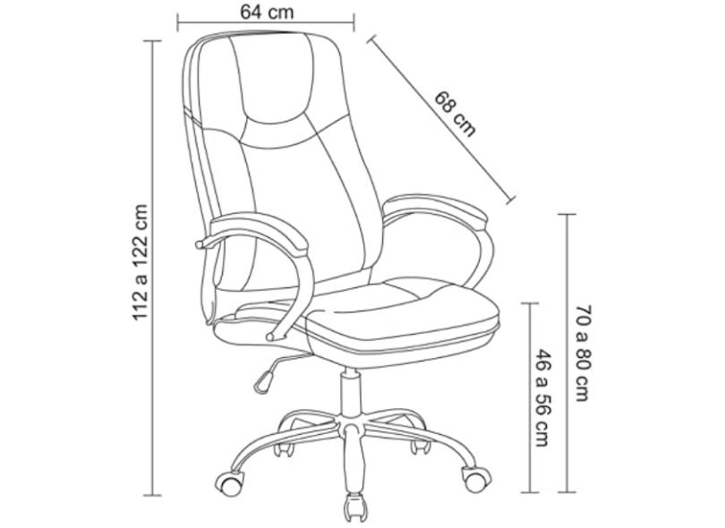 Cadeira de Escritório Office 36505462 Rivatti