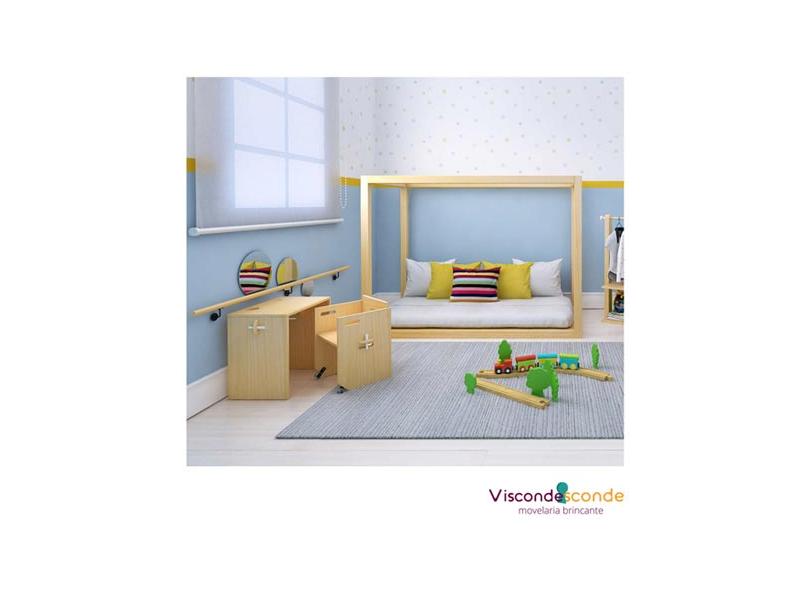Cama Infantil Montessori Viscondesconde