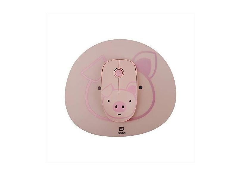 E680 2.4G Mouse Sem Fio Super Fofo Estilo Cartoon ABS Silent Clicks ...