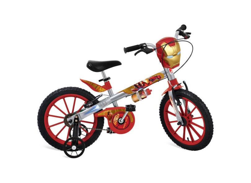 Bicicleta Bandeirante Homem de Ferro Aro 16 V-Brake 2409