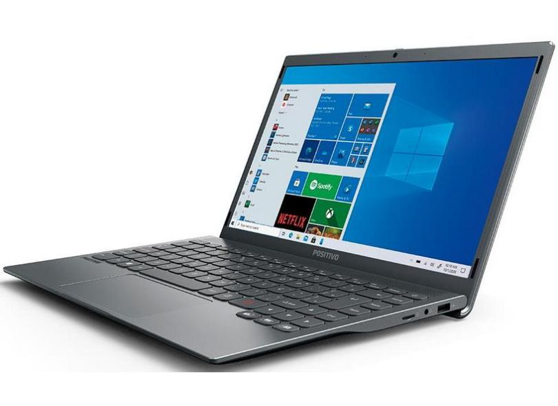 Notebook Positivo Motion Q4128ci Intel Atom x5 Z8350 14,1" 4GB eMMC 128 GB Linux
