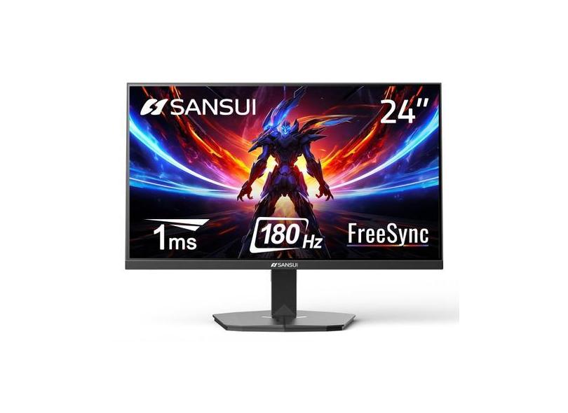 Monitor SANSUI Gaming 24" 180Hz 1ms FreeSync HDR FHD 1080P