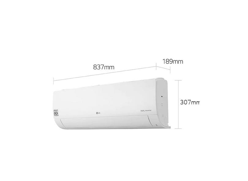 Ar Condicionado Split Hi-Wall LG DUAL Inverter Econômico 12.000 Btu/h  Quente/Frio 220V - S4-W12JA3WA na Curitiba Ar