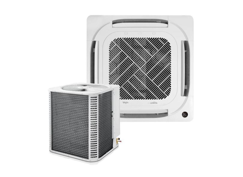 Ar Condicionado Split Cassete Inverter Elgin 56.000 BTUs Frio Eco Inverter R-32 220V Monofásico