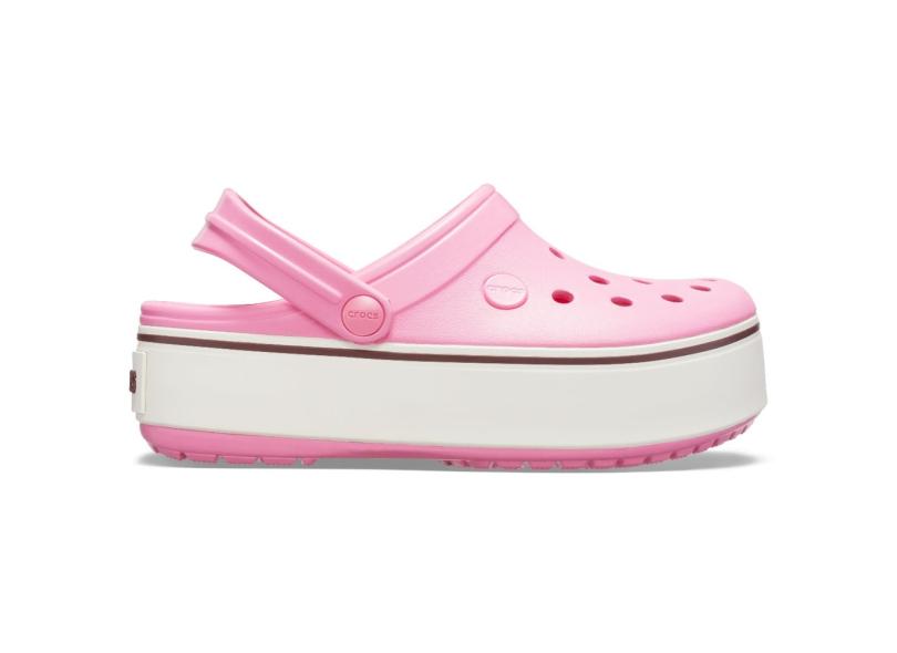 colorful platform crocs