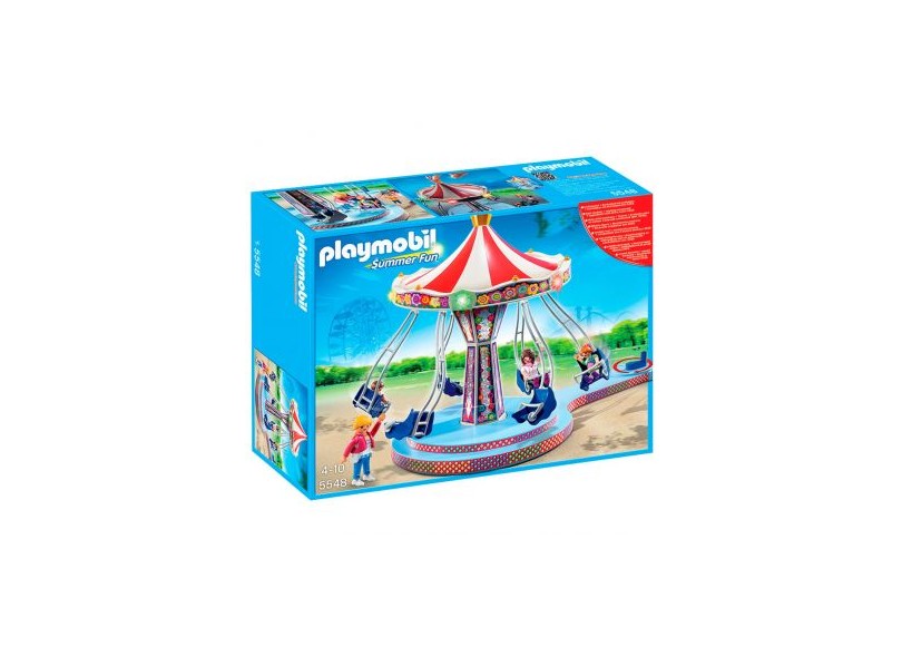 Boneco Playmobil Parque de Diversões Balanço Voador - Sunny