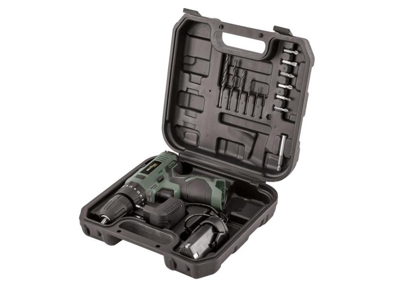 Parafusadeira/Furadeira Britânia Hobby BPF03M 3/8" Bateria de Lítio 12V com Maleta, 6 Bits e 6 Brocas