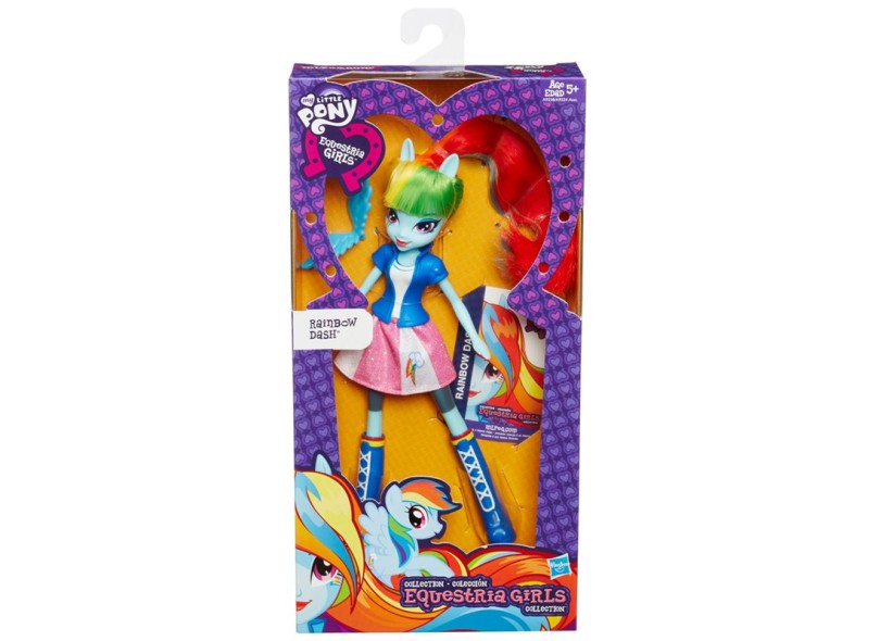 Boneca My Little Pony Equestria Girls Collection Rainbow Dash A9258 Hasbro