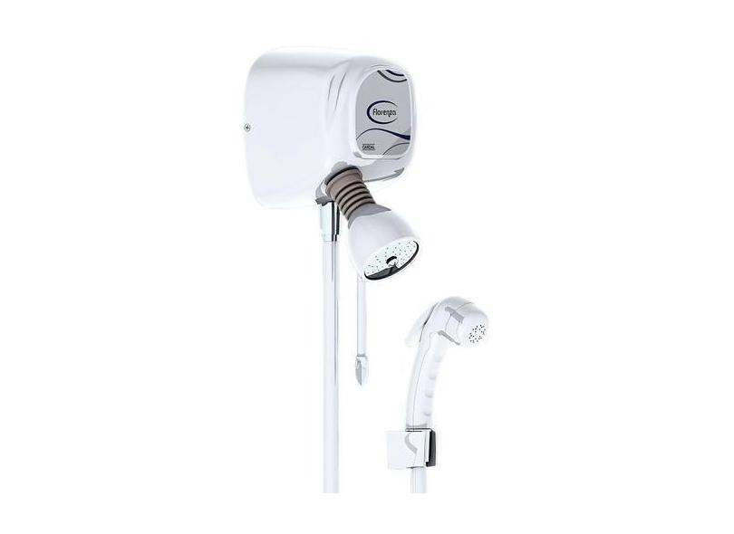 Ducha florenza com haste branco 7800w 220v - aq042 - Cardal