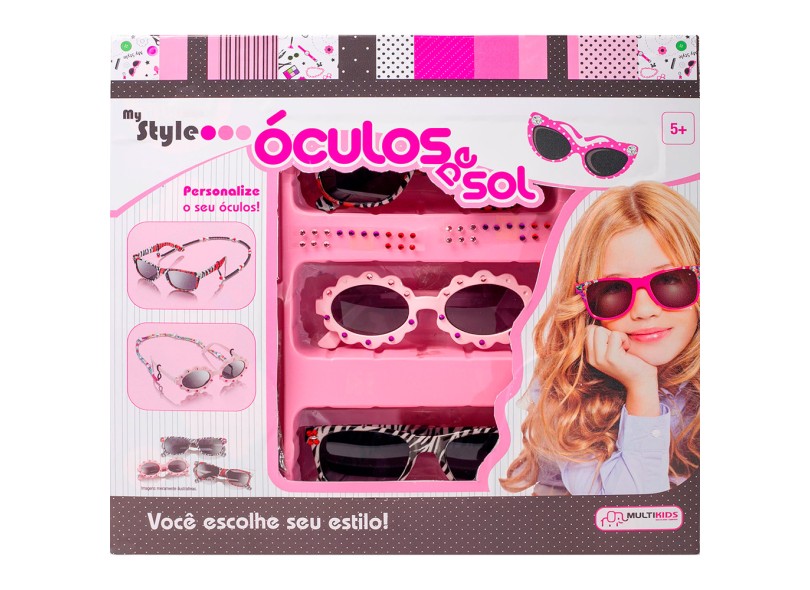 Óculos de Sol Infantil Multikids My Style BR013