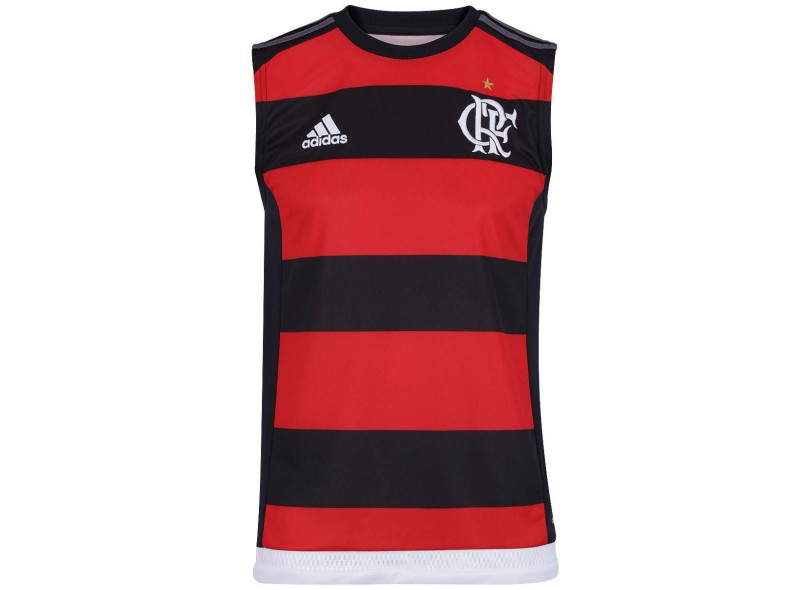 Camisa Torcedor Regata Flamengo I 2015 sem Número Adidas