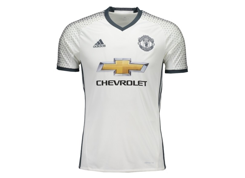 Camisa Torcedor Manchester United III 2016/17 sem Número Adidas