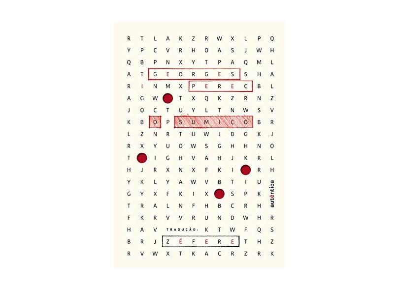 O Sumiço - Georges Perec - 9788582177617