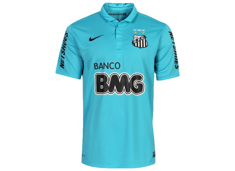 Camisa Jogo Santos III 2012/13 com Número Nike