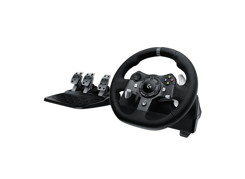 Volante Logitech G920 Driving Force Compatível com Xbox One, PC e