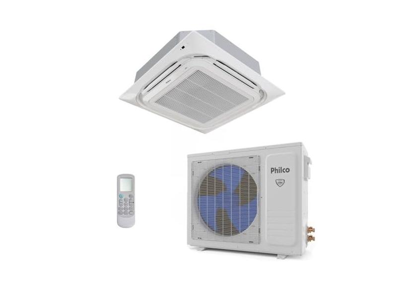 Ar-Condicionado Split Cassete 4 Vias Inverter Eco R-32 Philco 24.000 BTUs Frio 220V Bifásico