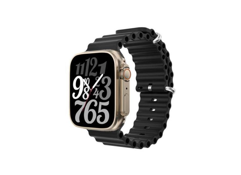 Relogio Smartwatch Hd8 Ultra Plus Bussola Nfc Baixa Foto + Mostrador